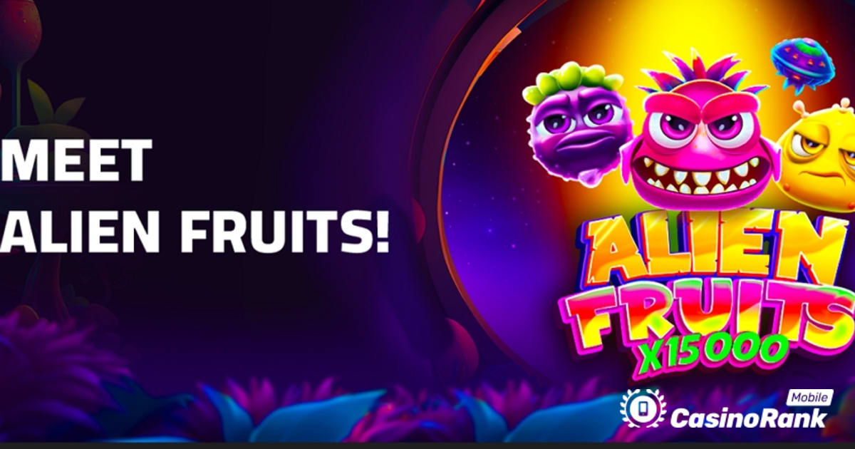 BGaming debuton slotin Alien Fruits me grafikë të krijuar nga AI